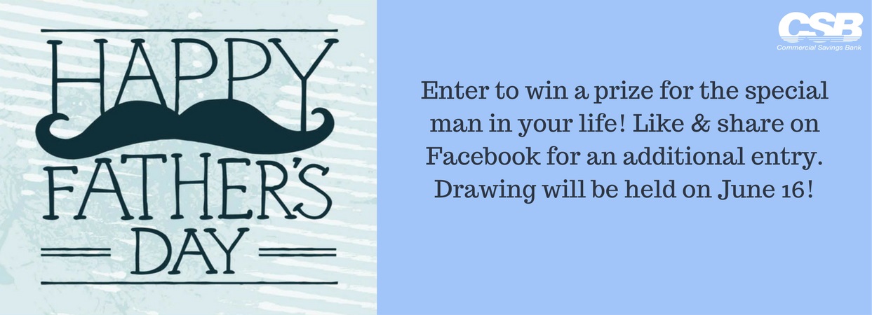 Happy Father's Day Prize Drawing - 6/16/17