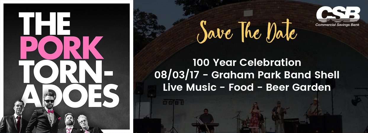 100 Year Celebration with Live Music from the Pork Tornadoes - 8/3/17