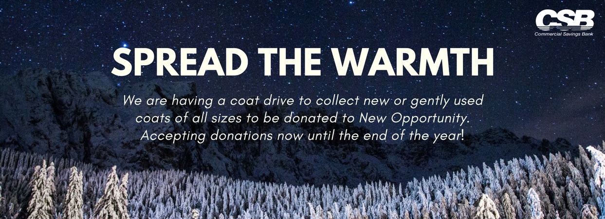 Spread the Warmth - Coat Drive 2017