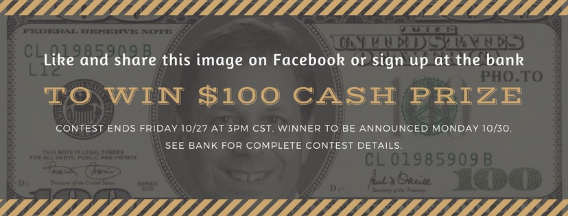 Win $100 Cash Prize - 10/27/17